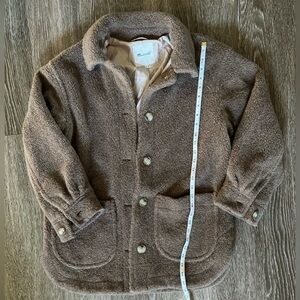 Madewelll size small teddy bear coat